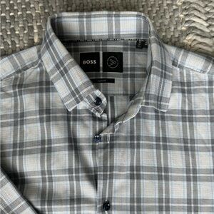 Boss long sleeve button down